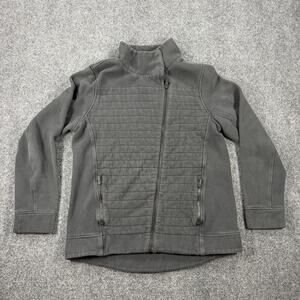 Lululemon Womens Jacket Size 10 Gray Full Zip Athletic Yoga Running